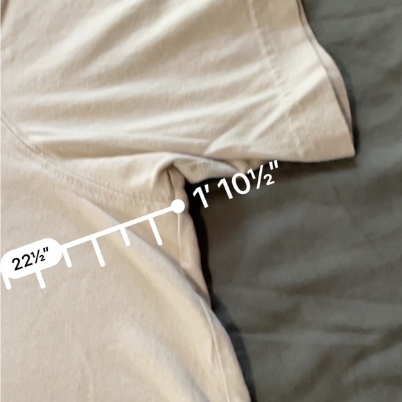 H&M bisque oversized t-shirt sz small - Picture 5 of 6